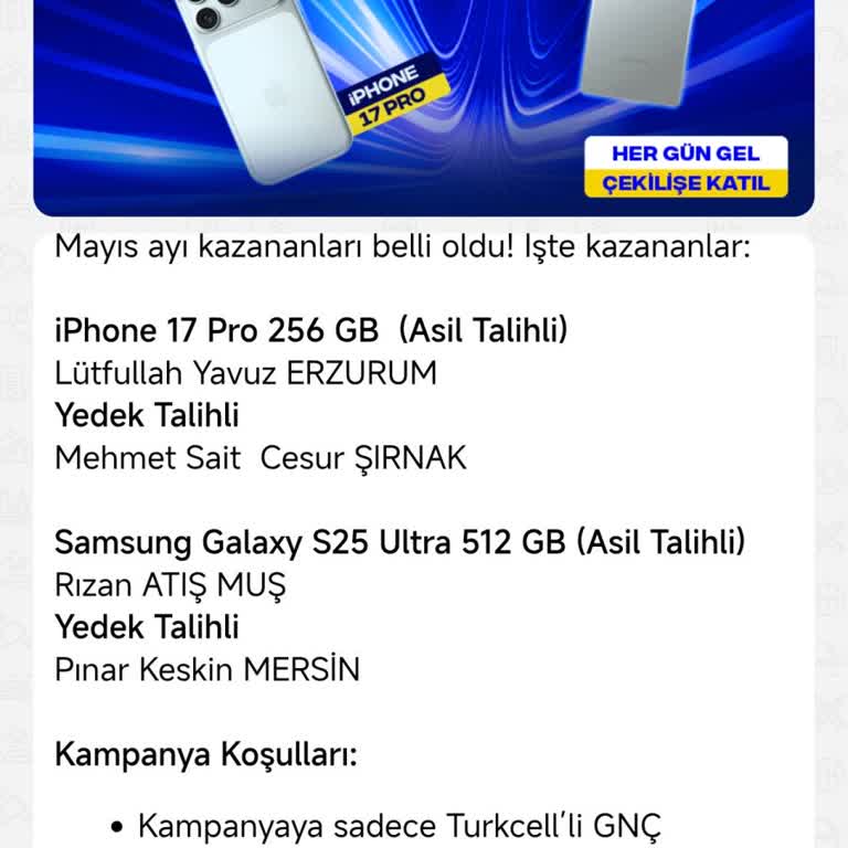 Turkcell 5G Cihaz Çekilişinde Şeffaflık Eksikliği Ve Güven Sorunu