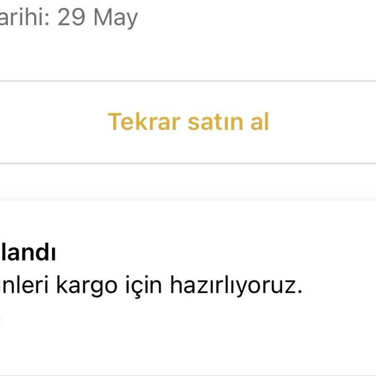Antibakteriyel Lif Siparişimin Teslim Edilmemesi Ve İade Talebi