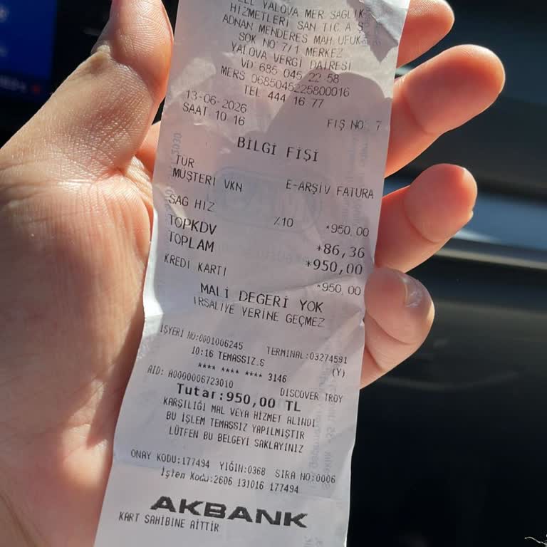 Yanlış Bilgilendirme Nedeniyle 950 TL Serum Ücretinin İadesi Talebi