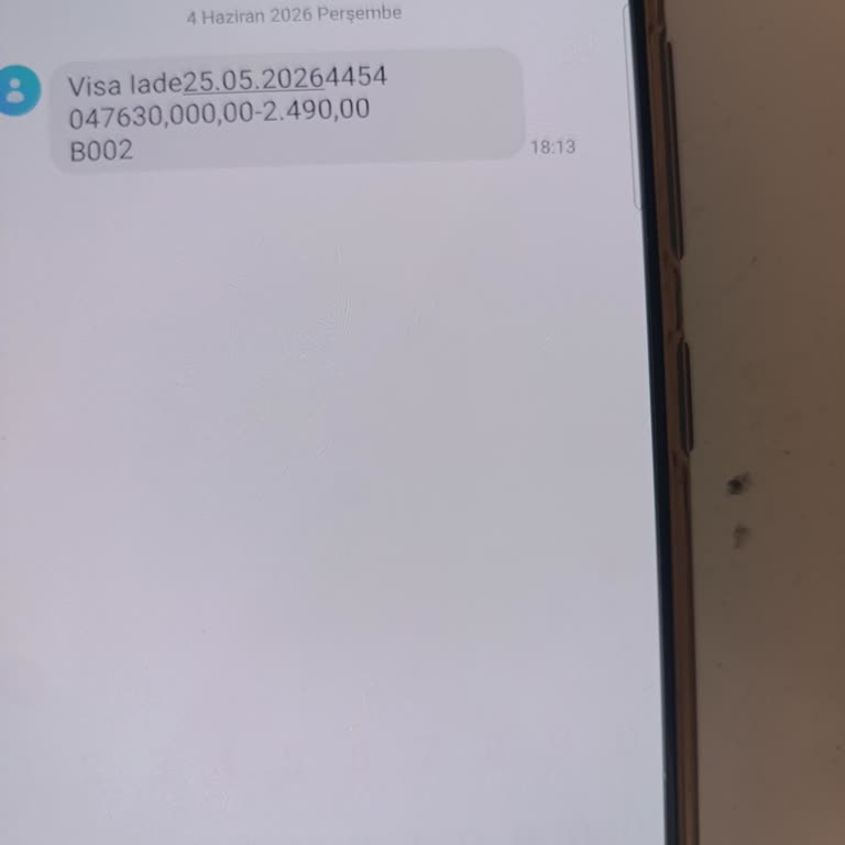 İade Ücreti Kredi Kartına Haftalarca Gecikmeli Yatırılmadı