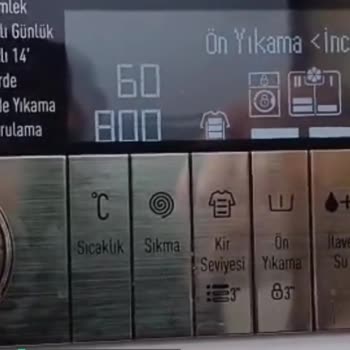 Arçelik Çamaşır Makinesi Dijital Ekran Arızası