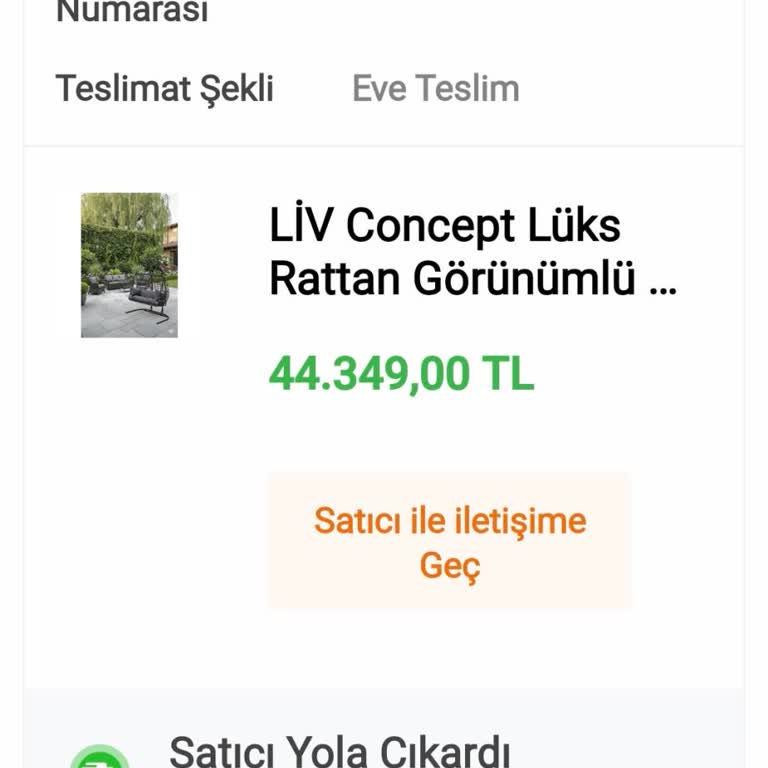 Koçtaş'tan Bahçe Oturma Takımı 38 Gün Teslim Edilmedi