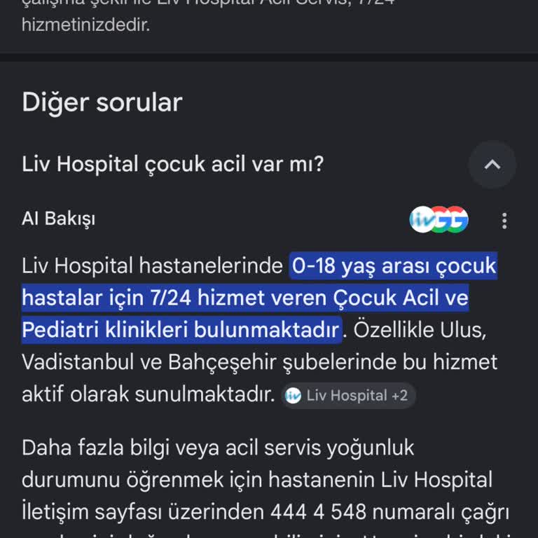 Liv Hospital Ankara'da İlgisiz Tavır!