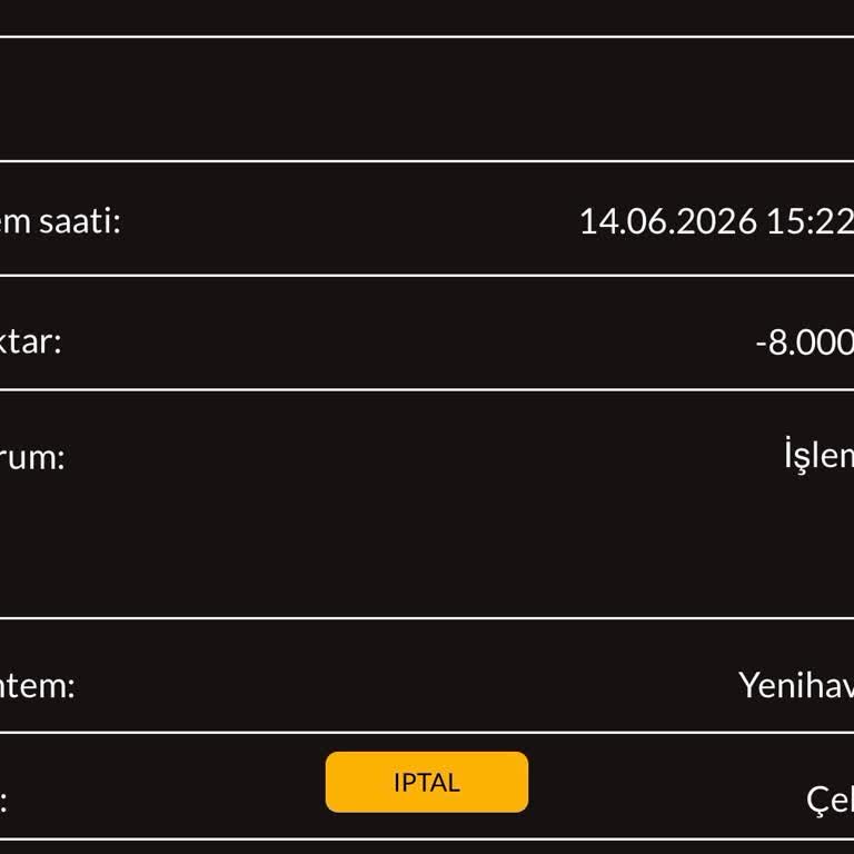 8.000 TL Çekim Talebinde Gecikme Ve İletişimsizlik Şikayeti