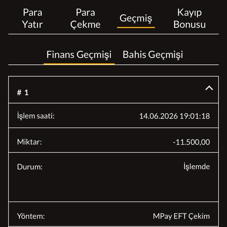Casibom'dan 11.500 TL Çekim Talebim İşlemde Kaldı, Destek Kanallarına Ulaşamıyorum