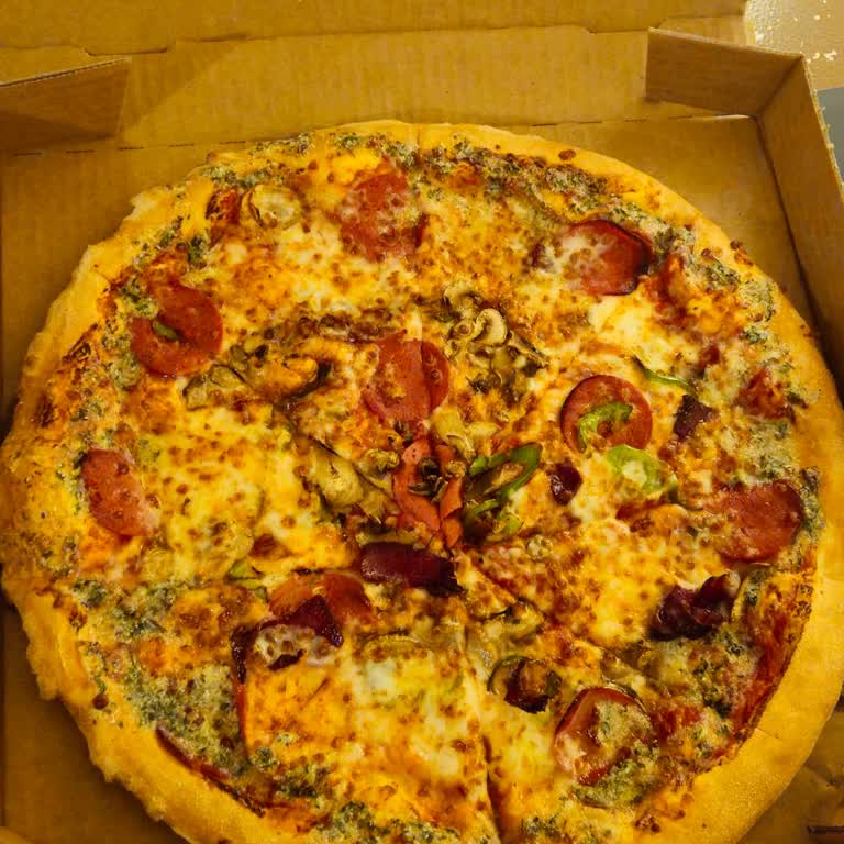 Domino's Pizza Darıca İstasyon Şubesinde Pastırmalı Sucuklu Pizza Malzeme Azlığı