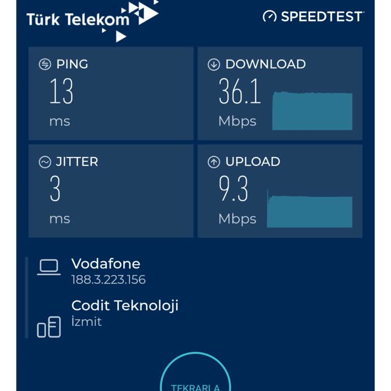 Ödenen 613 TL'ye Karşı 15 Mbps Hız