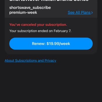 ShortsWave Subscription Cancellation Issue