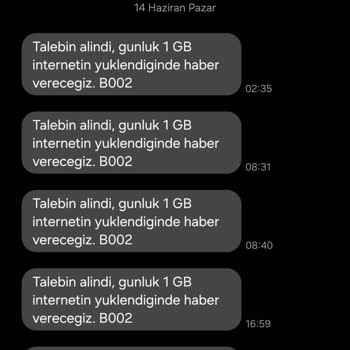 1 GB - Gift Bank | Kimgbister.com Yüklenen 2 GB İnternet Paketi Vodafone Hattına Tanımlanmadı