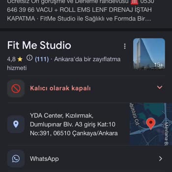 Fit Me Studio Paramın İadesi İçin Muhatap Bulamıyorum