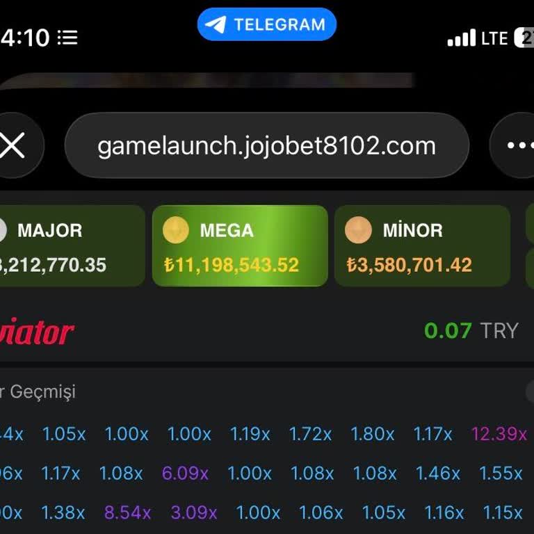 Jojobet Aviator Oyununda Şüpheli Düşük Çarpanlar ve 15 Bin TL Kayıp