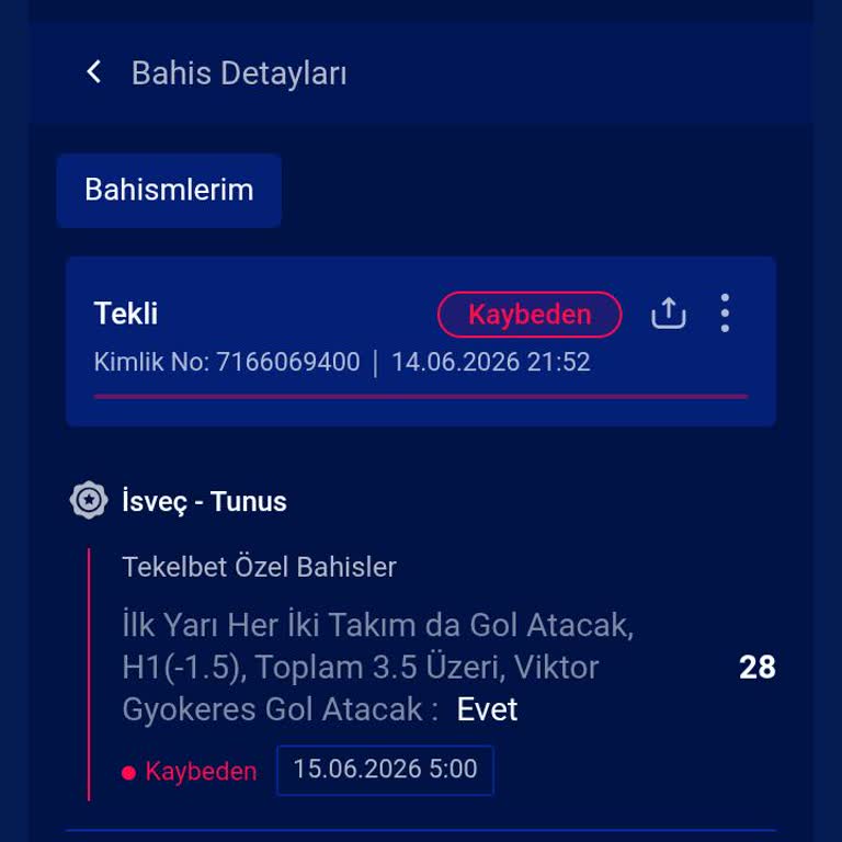 Tekelbet360'daki Özel Oran Manipülasyonu ve 3000 TL İade Talebi