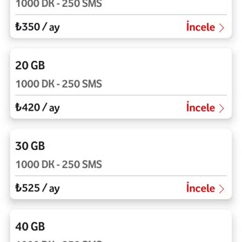 Vodafone Yenileme Teklifindeki Fahiş Fiyatlar