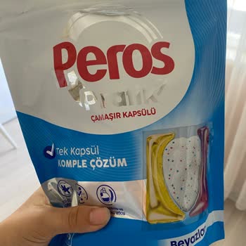 BİM'den Aldığım Peros Kapsül Deterjanı Yorganı Eritmedi Ve Yağlı Kalıntı Bıraktı