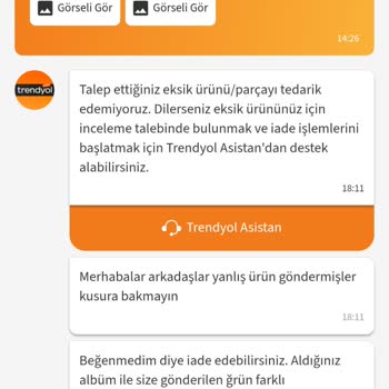 Yanlış Albüm Gönderimi Ve Satıcı Üslubunun Saygısızlığı