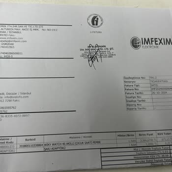 Garanti Kapsamındaki Akıllı Çocuk Saatinin Şarj Arızası Tekrar Ediyor