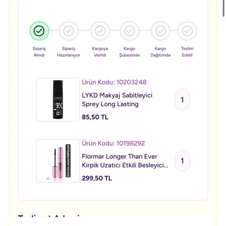 Gratis Siparişim Bir Hafta Boyunca Kargoya Verilmedi Ve Bilgilendirme Yok