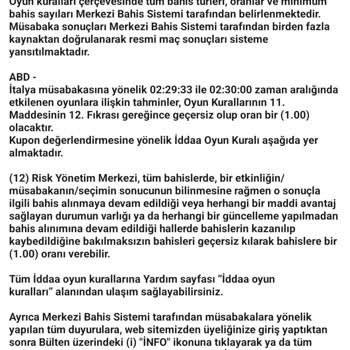 Kazanan Kupon İptali Ve Ödeme Talebi