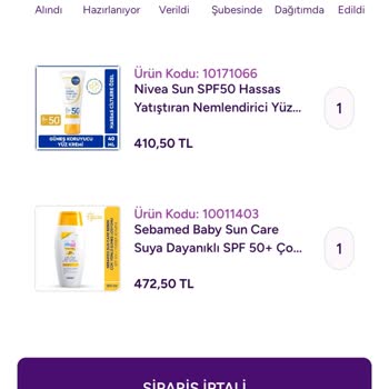Siparişlerim Hazırlanıyor Aşamasında 13 Gün Boyunca Beklemede