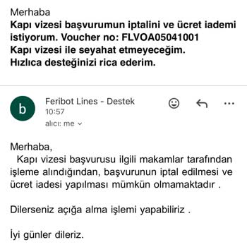 Kapı Vizesi Ücret İadesi Reddi Ve Müşteri Desteğine Ulaşılamaması