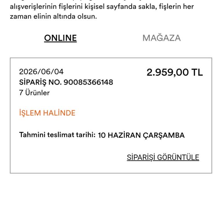 Lefties Online Siparişim 15 Gün Boyunca Kargoya Verilmedi