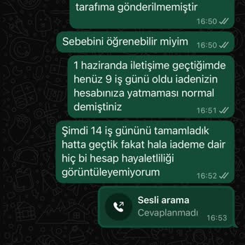 Kargoya Verilmeyen Abiye Elbise İçin İade Talebi