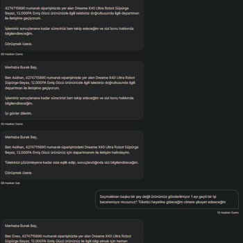 Yanlış Ürün Gönderimi Ve Uzun Süreli Çözüm Beklentisi