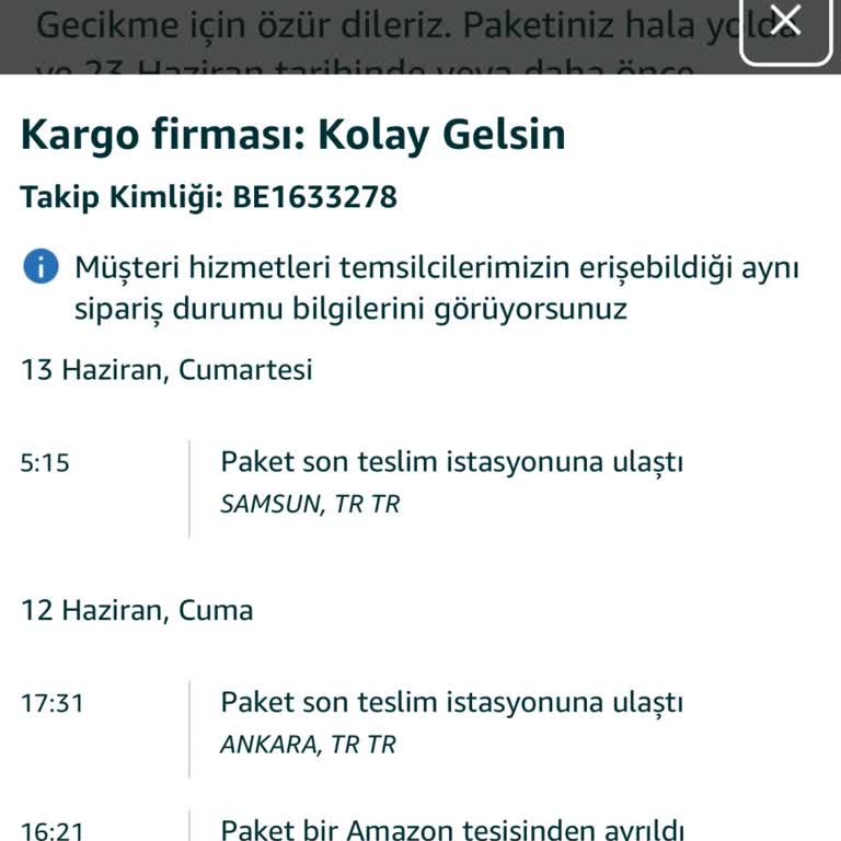 Amazon Ütü Teslimat Gecikmesi Ve İade Talebi