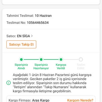 Kargo Gecikmesi Ve Sipariş İptali Talebi