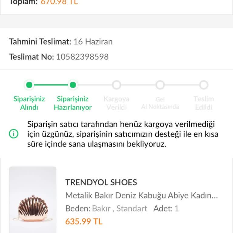 Trendyolmilla’nın Yarın Kargoda Teslimat Sözü Yerine Getirilmedi