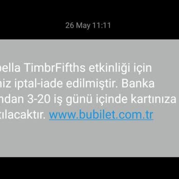 Bubilet’te İptal Edilen Biletin İadesi Gelmedi