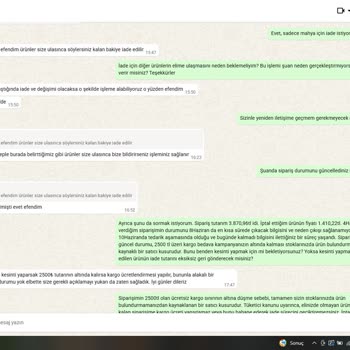 Allmiss Giyim Stokta Olmayan Ürün İçin İade Reddedildi Ve Takip Numarası Sahte