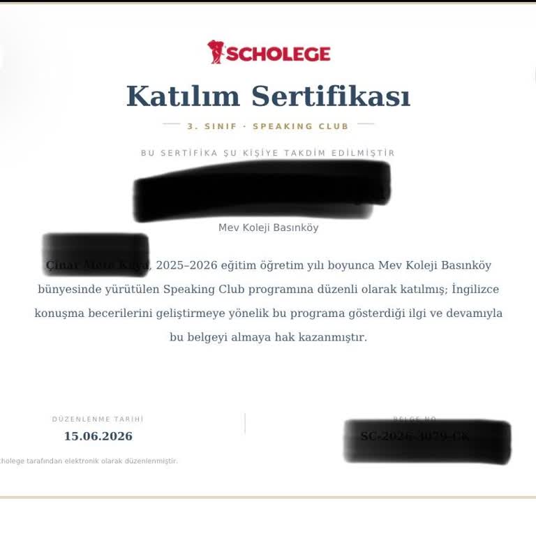 Scholege Dediğimiz Bedel Karşılığında Alamadığımız Hizmet
