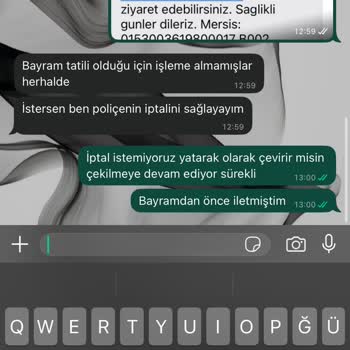 Bupa Acıbadem İzmit’te Tamamlayıcı Sigorta İşlemlerinde Belirsizlik Ve Sürekli İptal Yönlendirmesi