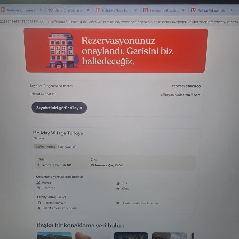 Çocuklar İçin Ek Ücret Talebi Ve Rezervasyon Hatası