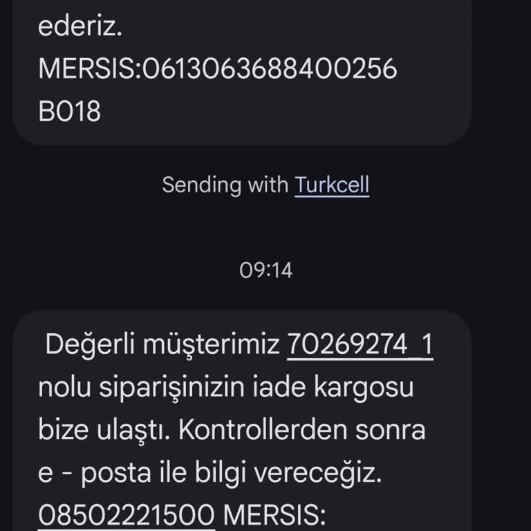16.250 TL Değerindeki Sipariş İptali Engellendi, Yanlış Adrese Gönderim Ve Çelişkili Bildirimler