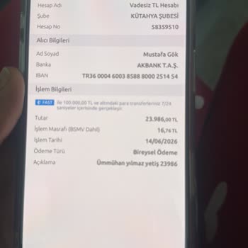 Ayancık Züccaciye’den Yanıltıcı Talimat Sonucu 210.000 TL Çekildi Ve İade Talep Ediliyor