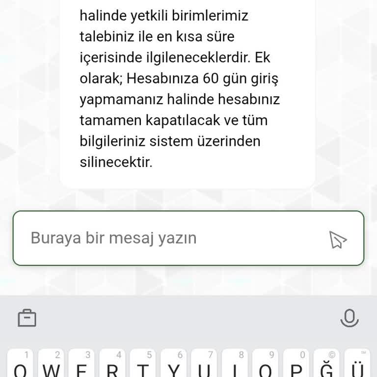 Hesabım Kapatılmıyor Ve Verilerim Silinmiyor