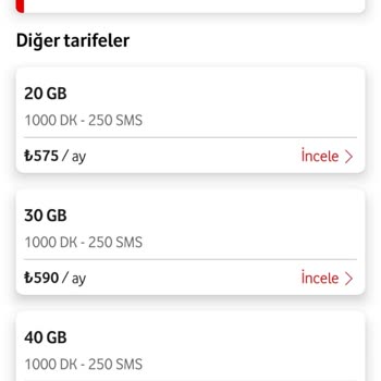 Vodafone Tarife Değişikliği İsteği Ve Çifte Standart Şikayeti