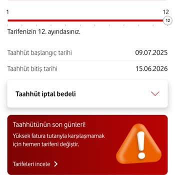 Vodafone Tarife Değişikliği İsteği Ve Çifte Standart Şikayeti