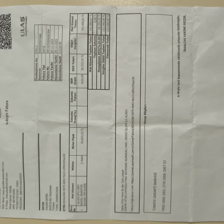 Yetkili Servisin Elektrik Bağlantısını Yapmaması Ve Garanti Riskine İlişkin Belirsizlik