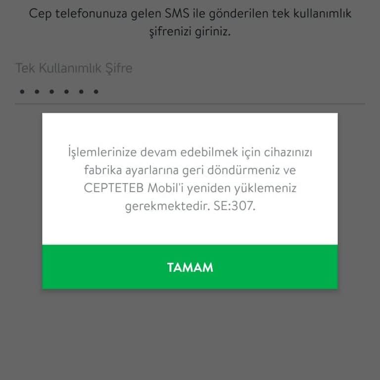 TEB Mobil Bankacılık Uygulamasında Giriş Yapamama Ve Çözüm Talebi