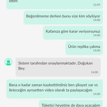 Dolap'ta Replika Saat Ve Yanlış Numara Ayakkabı İçin İade Talebim Reddedildi