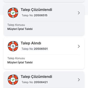 Migros Yemek Teslim Edilmediği Bildirilen Siparişin İadesi Talebi
