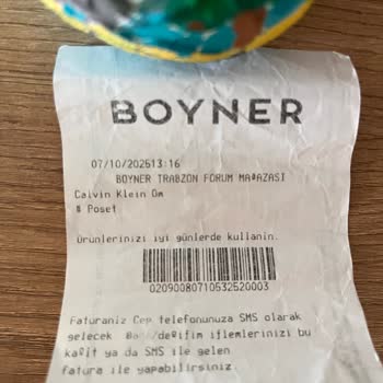 Boyner'de Çanta Soyulması Ve Fatura Hatası Nedeniyle Değişim Reddedildi
