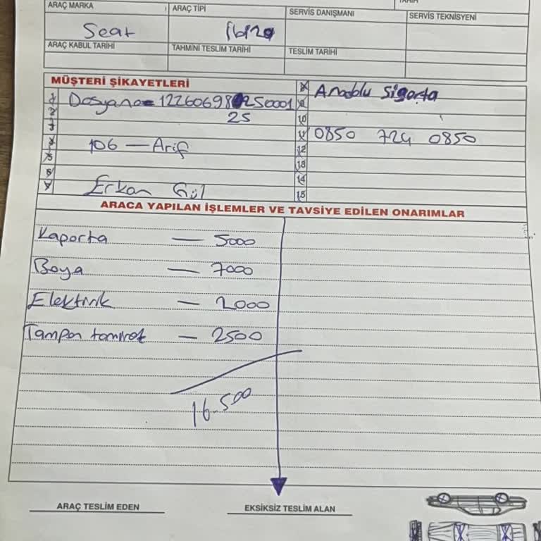 Anadolu Sigorta'da Onarılan Araç İçin Üç Ay Süren Ödeme Sorunu