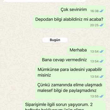 Ödenen Ürün Gönderilmedi, WhatsApp Ve Instagram İletişimi Kesildi