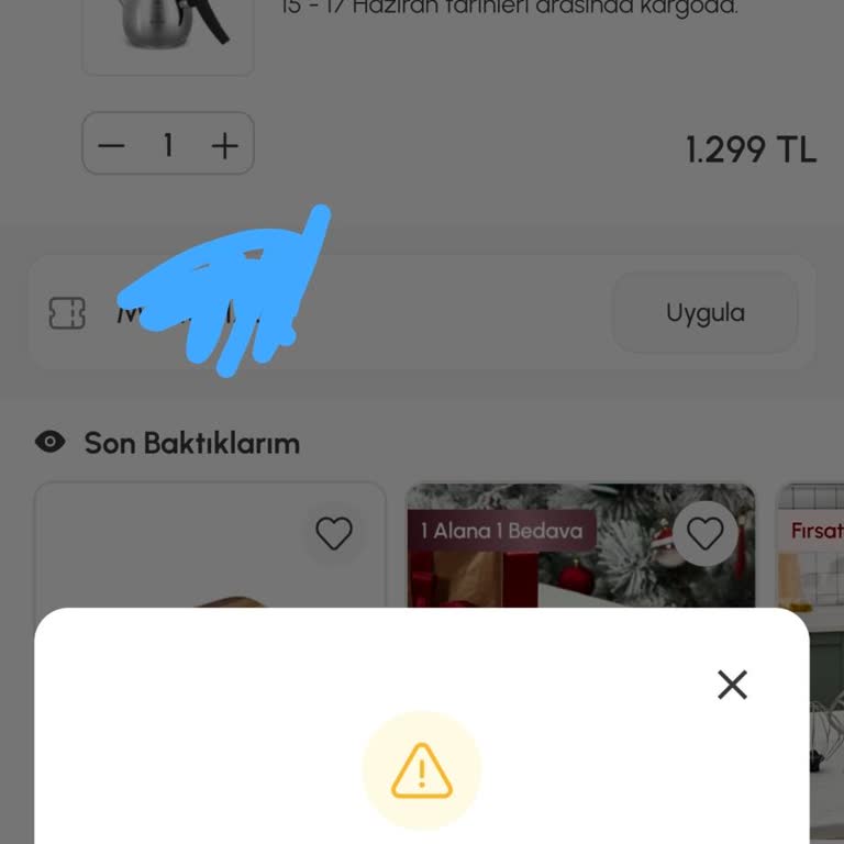 Karaca Züccaciye Çaydanlık Siparişim İptal Edildi