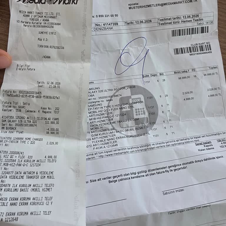 Media Markt'ta WhatsApp Veri Aktarımının Yapılmaması Ve Geri Ödeme Talebi