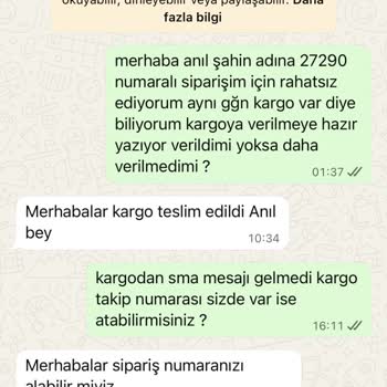Kargo Gönderilmediği İçin 2799 TL İade Talebi